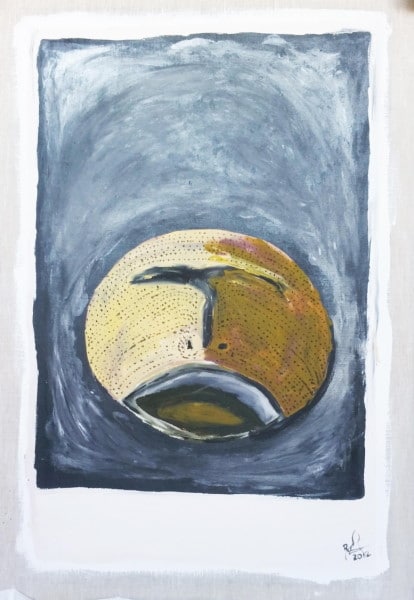 C2012003 Hunger in Europe. Cuadro de arte contemporáneo acrílico sobre canvas pintado por Ramon Llinas
