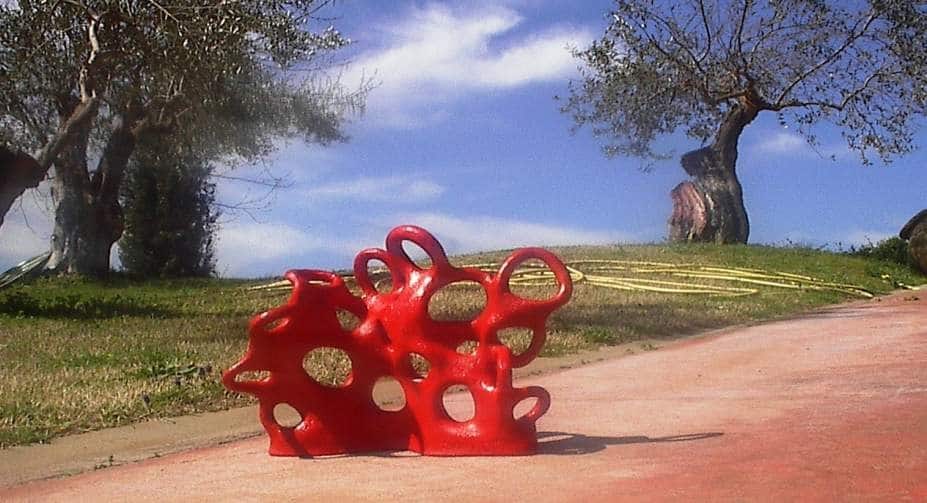 Escultura de Arte contemporaneo.Brain hole #6. 2006 Ramon Llinas. Foto de la escultura
